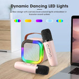 Mini Bluetooth Speaker and Mic with LED Lights