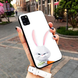 Cute Rabbit Design - HQ Ultra Shine Premium Glass Phone Case All Models