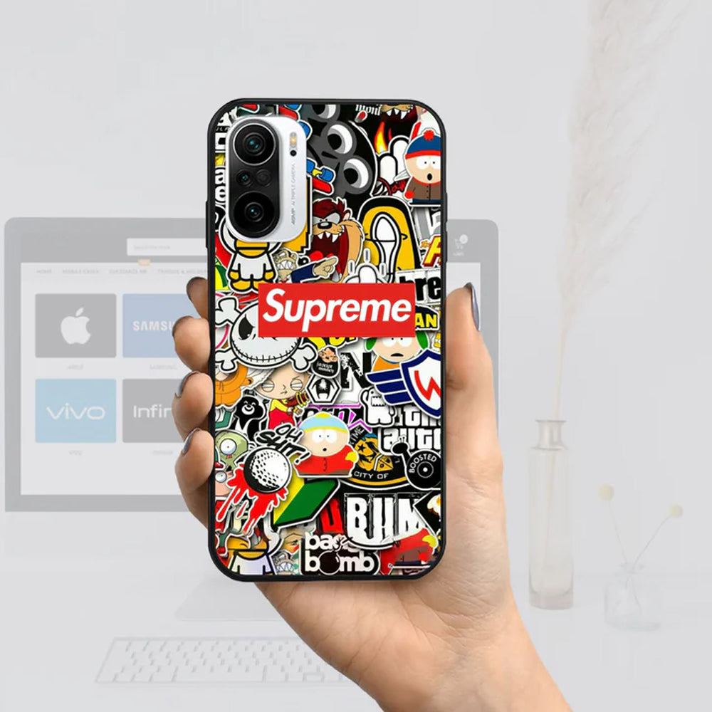 Supreme Design- HQ Ultra Shine Premium Glass Phone Case All Models