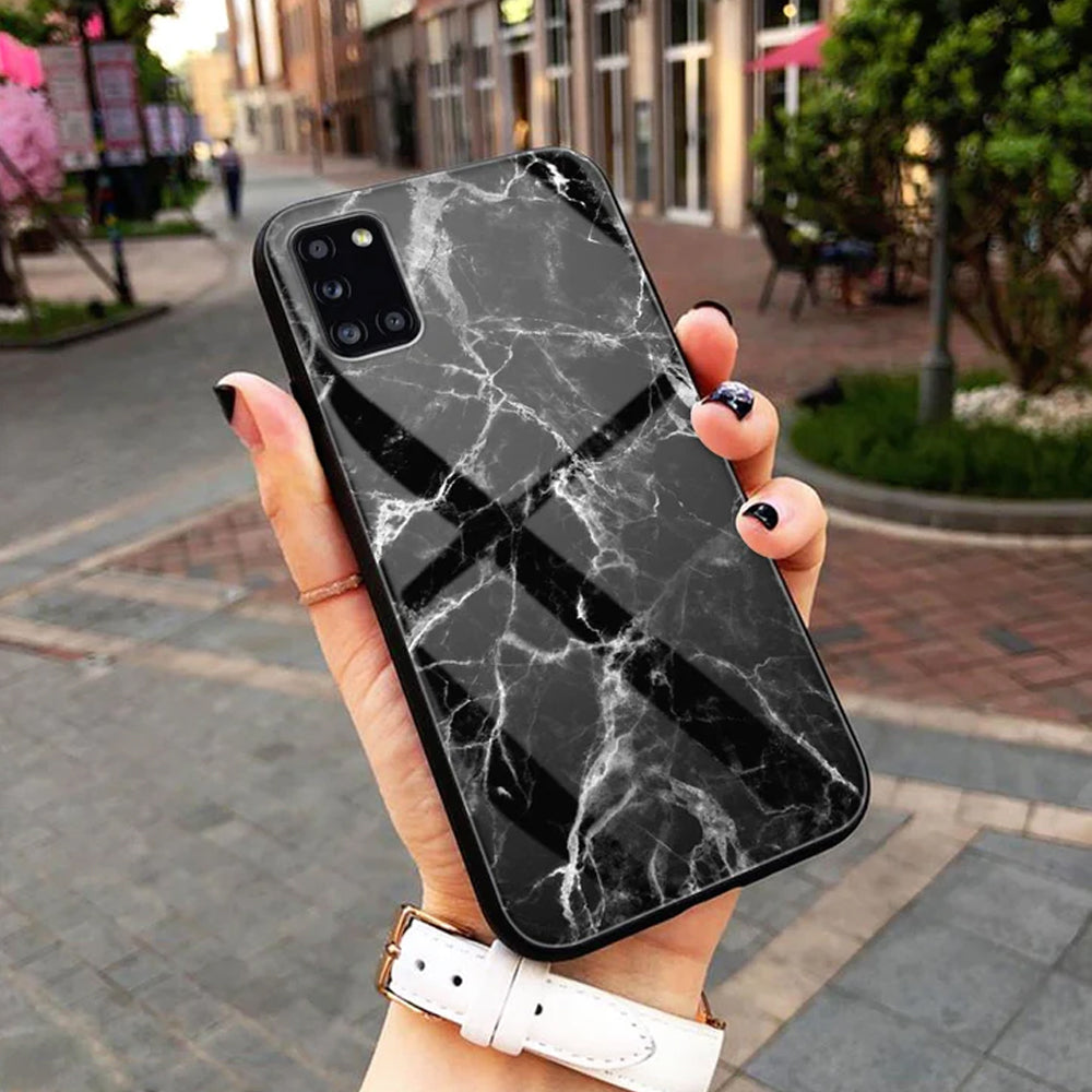 Black Marble Trending Designs Premium Glass Case All Models