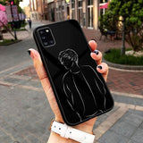 Boy Line Art Series - HQ Ultra Shine Premium Glass Phone Case All Models