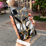 Black Marble Trending Designs Premium Glass Case All Models