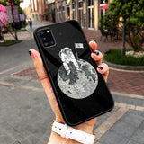 Space Astronaut Premium Glass Phone Case All Models