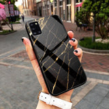 Black Marble Trending Designs Premium Glass Case All Models