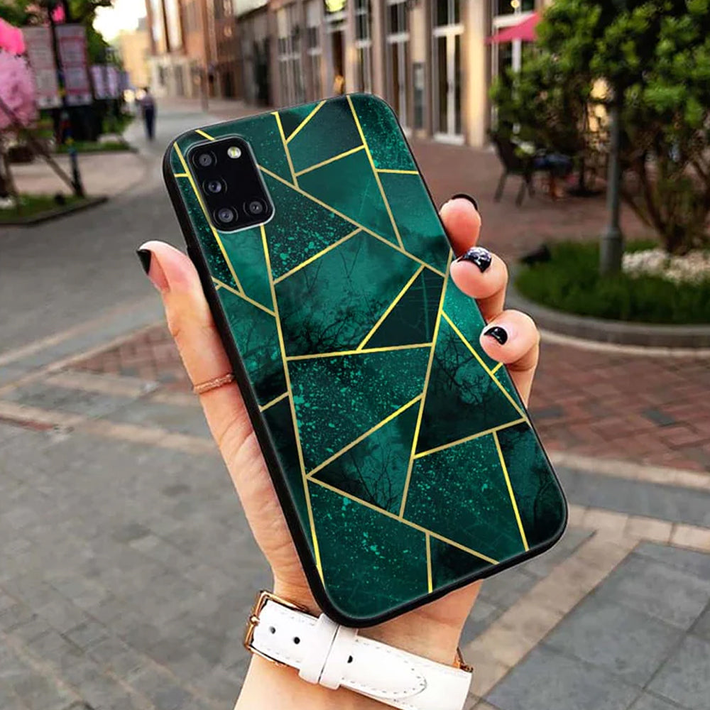 Geometric Marble Premium Glass Phone Case All Models