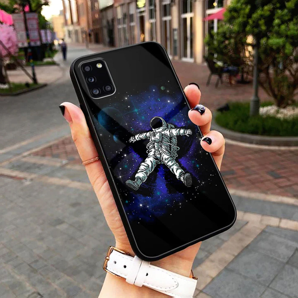 Space Astronaut Premium Glass Phone Case All Models