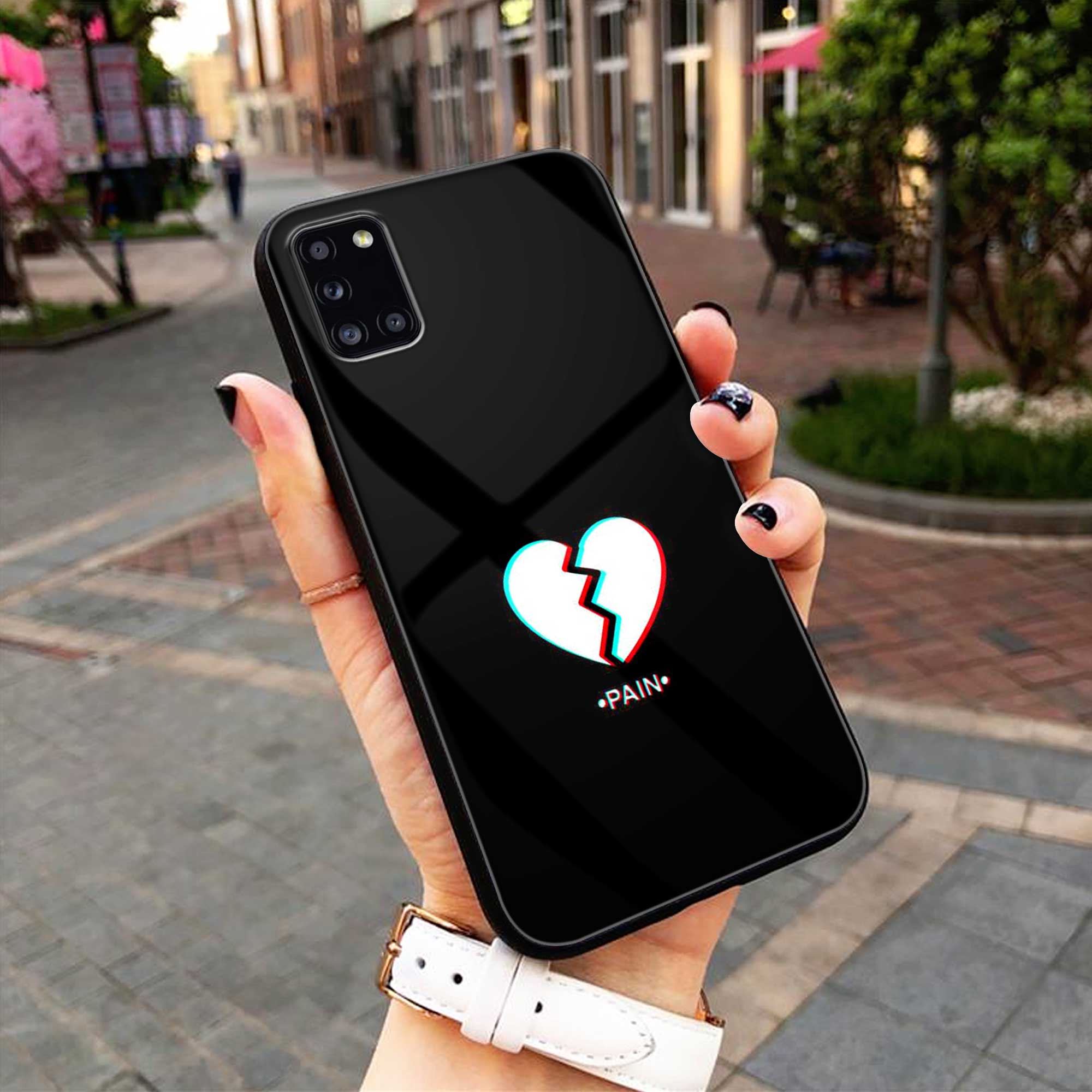 Heart Trending Designs Premium Glass Case All Models