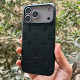 Branded Leather L-V iPhone case