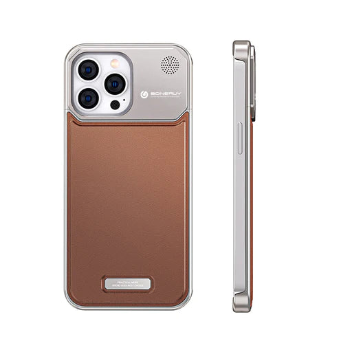 Armor King Aluminum + Leather Heat Dissipation Aromatherapy Protective Cover Case