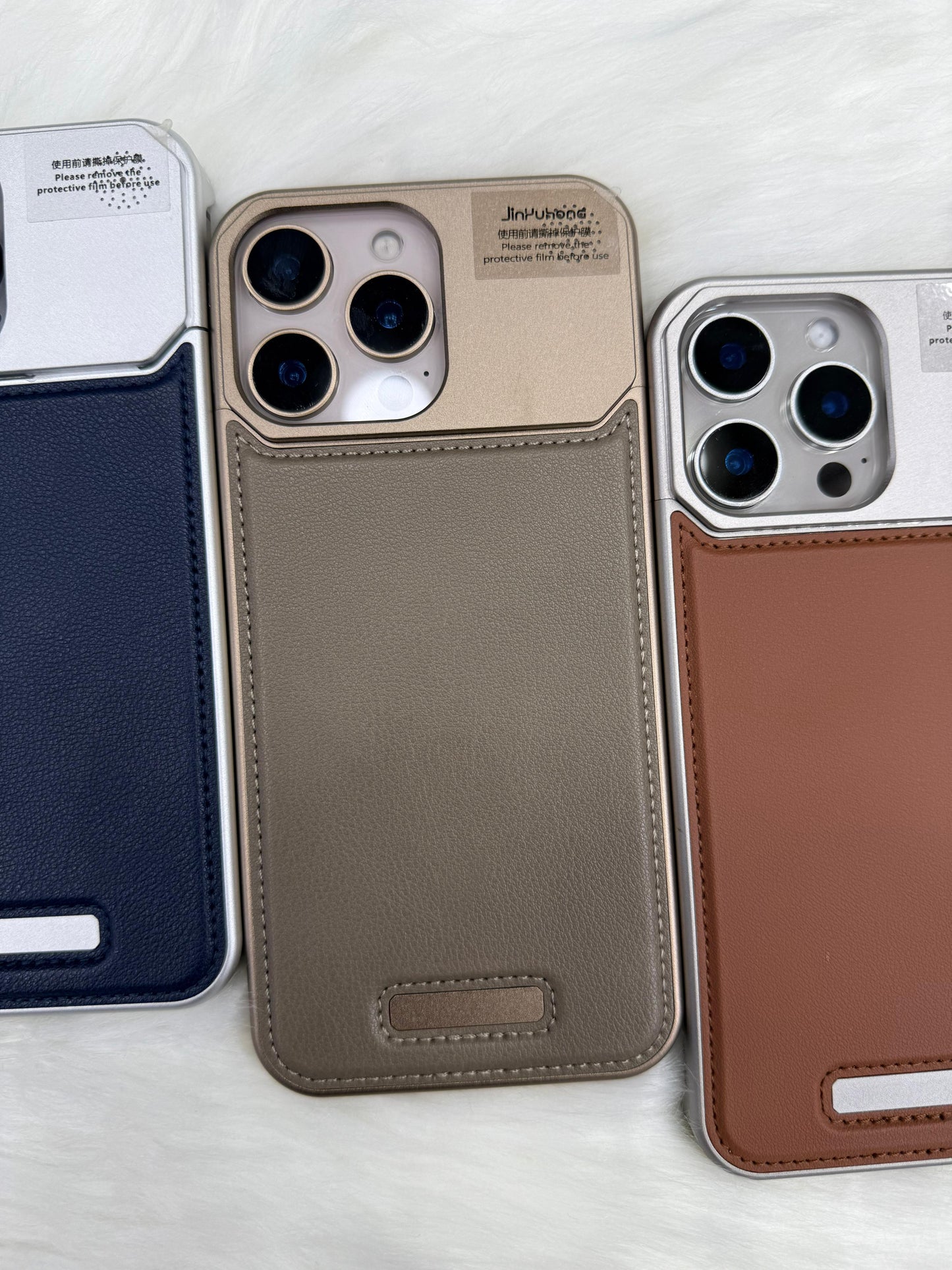 Armor King Aluminum + Leather Heat Dissipation Aromatherapy Protective Cover Case