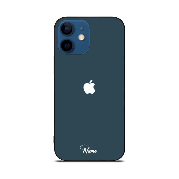 Custom Name Design Premium Glass Case For All iPhone Models