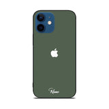 Custom Name Design Premium Glass Case For All iPhone Models