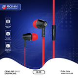 RONIN R-15 Super Bass Earphone