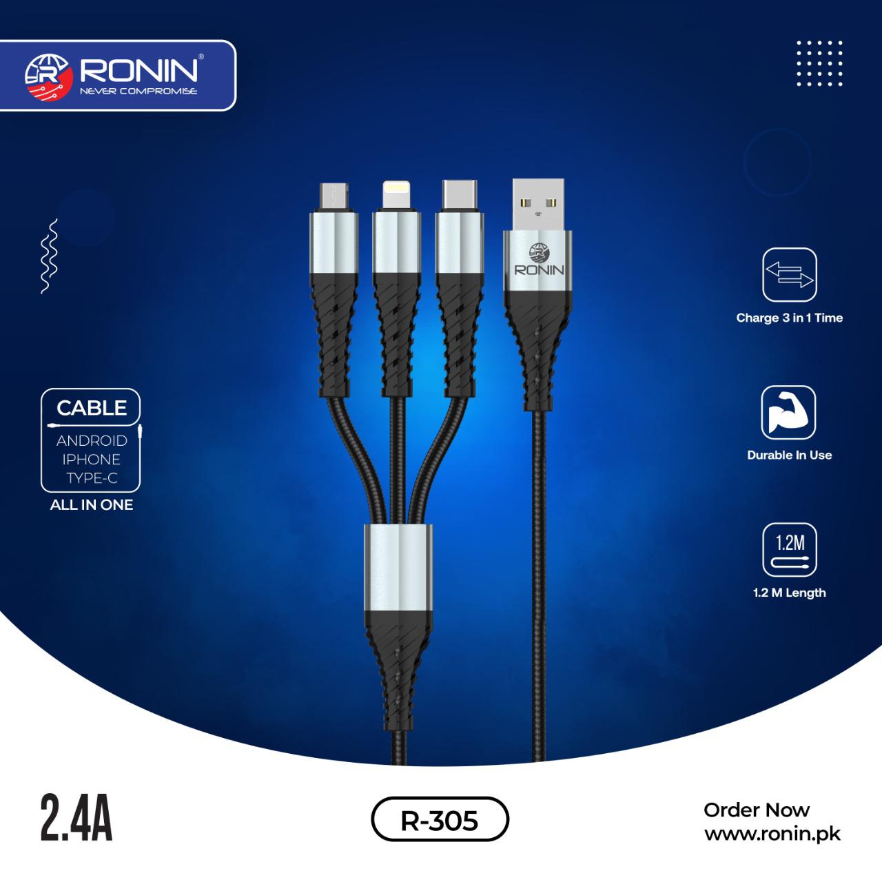 RONIN R-305 3 in  Durable Cable