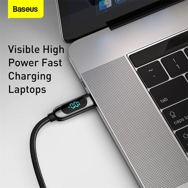 Baseus Digital Display Charging Data Cable  C To C